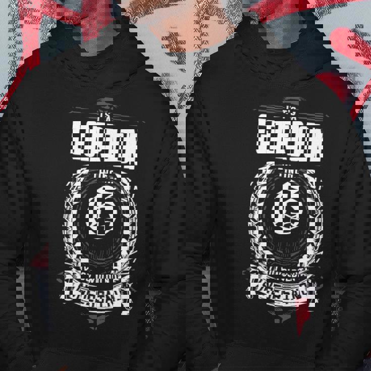 It's A Gordon Thing You Wouldn't Understand Personalized Last Name For Gordon Hoodie Personalized Gifts