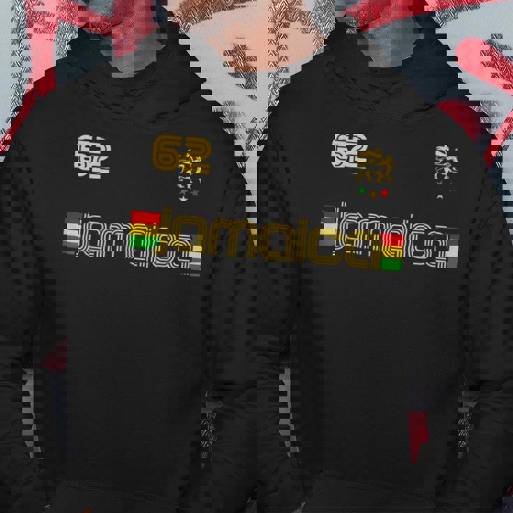 Jamaica 1962 Maglia Rasta Reggae Bandiera Del Leone Di Giuda Felpa con cappuccio Regalos divertidos
