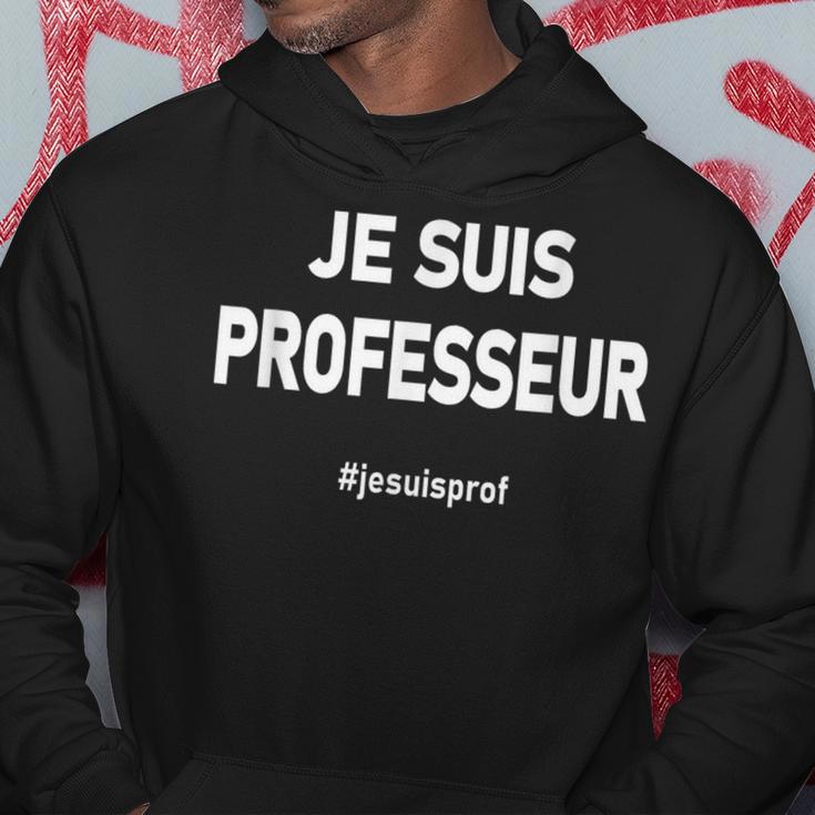 Je Suis Professeur Meinungsfreiheit Solidarität Paris Kapuzenpullover Lustige Geschenke