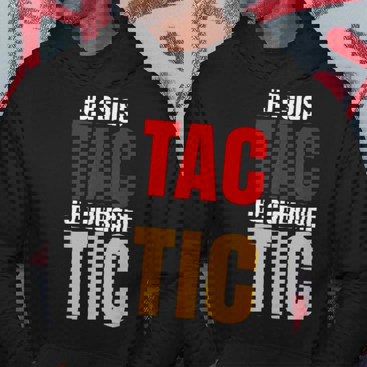 Je Suis Tac Je Cherche Tic Duo Tic Et Tac Deguisement Deux Sweat à capuche Cadeaux drôles