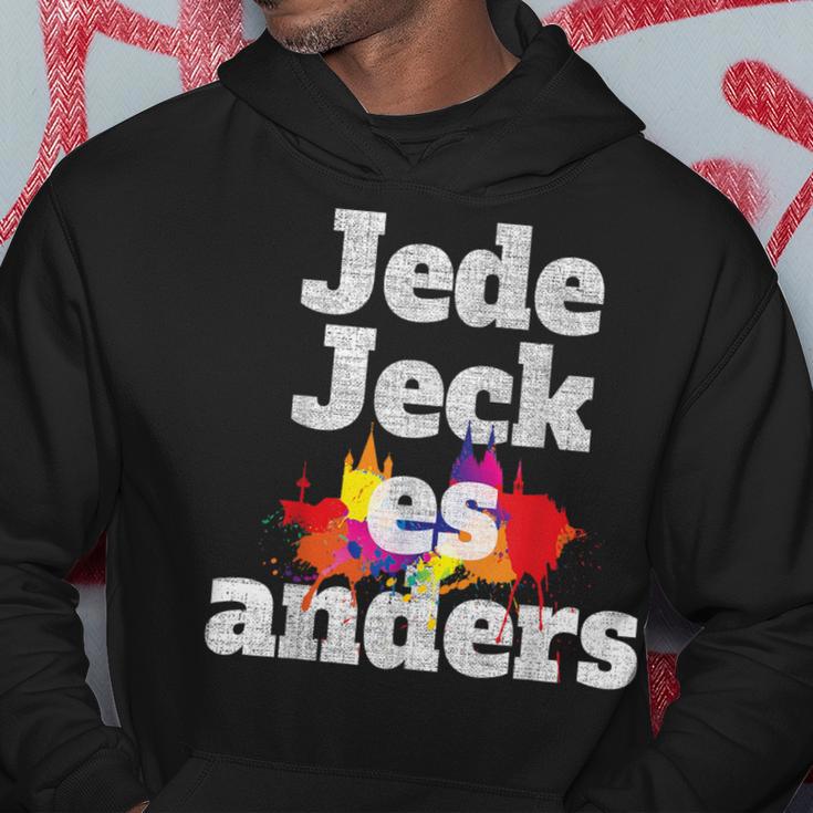 Jeder Jeck Es Anders Kölsches Grundgesetz Carnival In Cologne Kapuzenpullover Lustige Geschenke