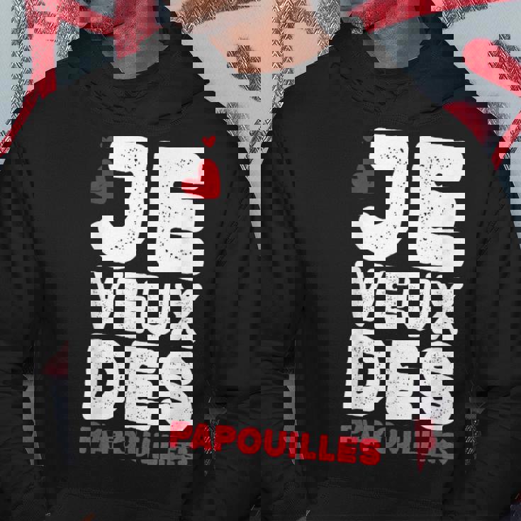 Jeeux Des Papouilles Idee Cadeau Saintalentin Citation Sweat à capuche Cadeaux drôles