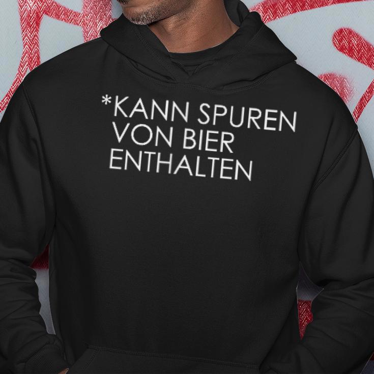 Kann Spurenon Bier Enthalten Kapuzenpullover Lustige Geschenke