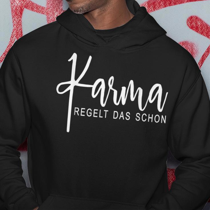 Karma Regelt Das Schon Schicksal Karma S Kapuzenpullover Lustige Geschenke