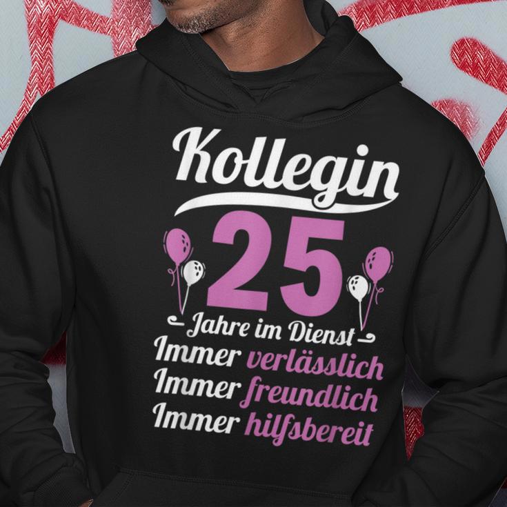 Kollegin Jahre Im Dienst 25 Jahriges Service Anniversary German Lang S Kapuzenpullover Lustige Geschenke