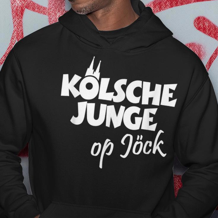 Kölsche Junge Op Jöck Kölner Unterwegs Cologne Kapuzenpullover Lustige Geschenke