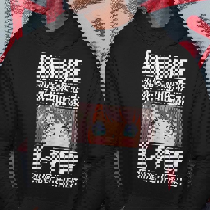 Kpop Anime Kawaii Corea Pop Musica Felpa con cappuccio Regalos divertidos