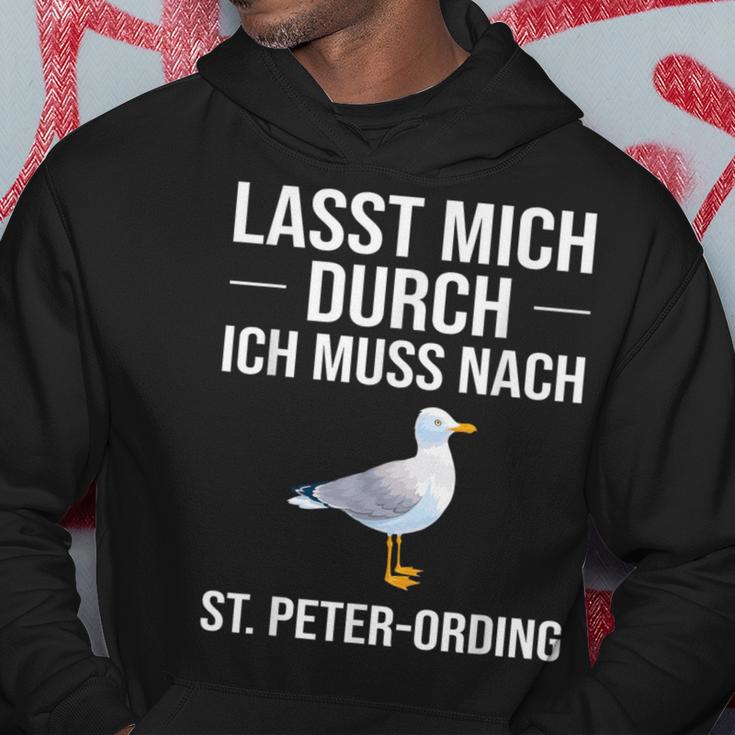 Lass Mich Durch Ich Muss Nach St Peter Ording Holiday Kapuzenpullover Lustige Geschenke