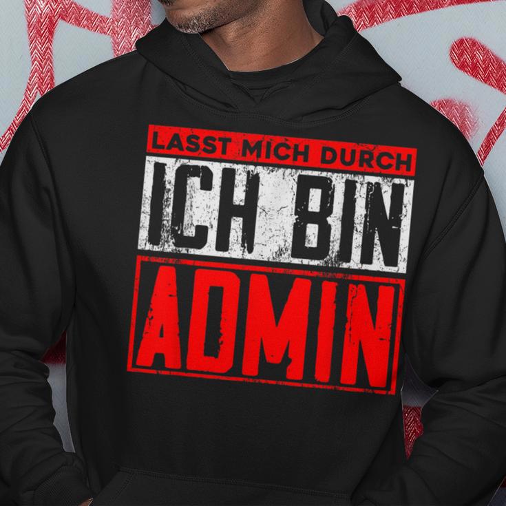 Lassen Mich Durch Ich Bin Admin Informatik Itler Kapuzenpullover Lustige Geschenke