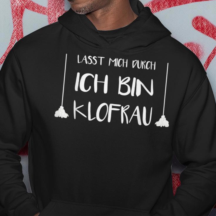 Lasst Mich Durch Ich Bin Klofrau Aus Dem Weg Kapuzenpullover Lustige Geschenke