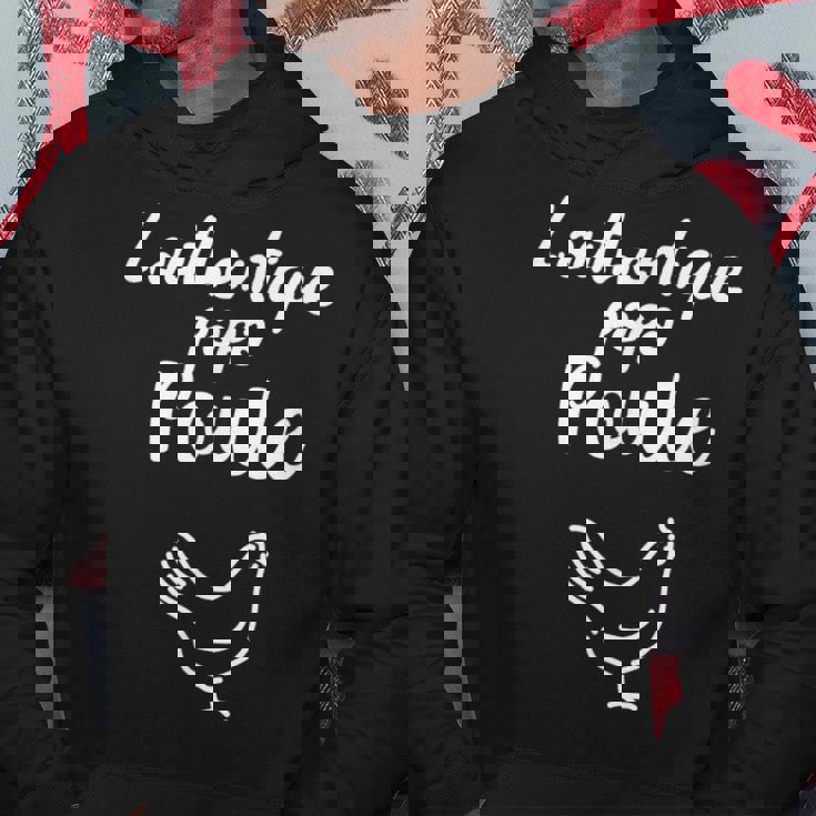 L'authentique Papa Poule Sweat à capuche Cadeauxyz