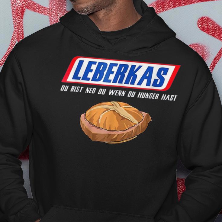 Leberkas Du Bist Ned Du Wenn Du Hunger Hast Kapuzenpullover Lustige Geschenke