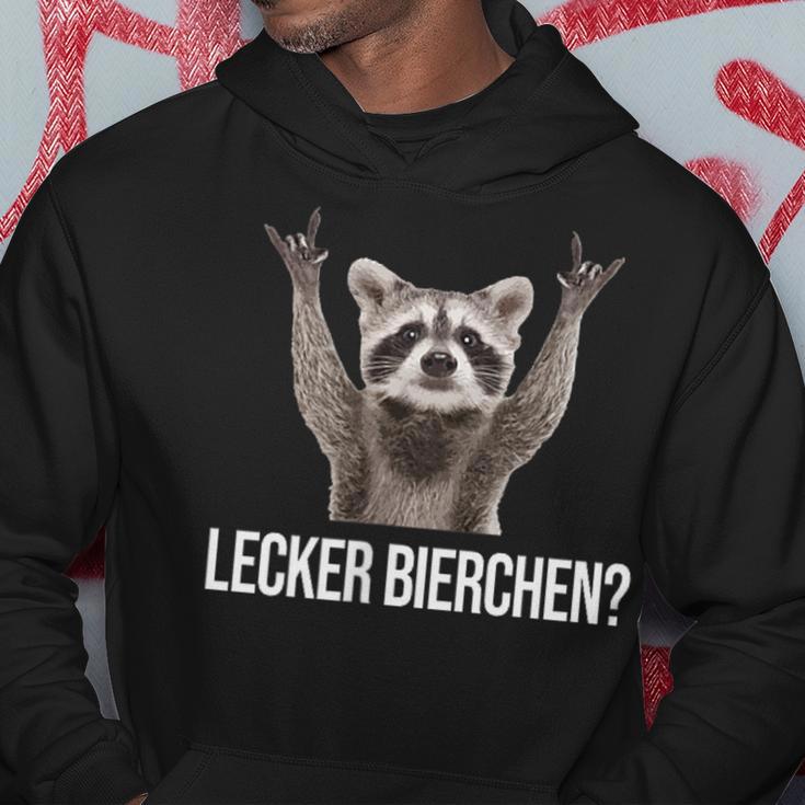 Lecker Bierchen X New Pedro Waschbär Meme Cute Racoon Kapuzenpullover Lustige Geschenke