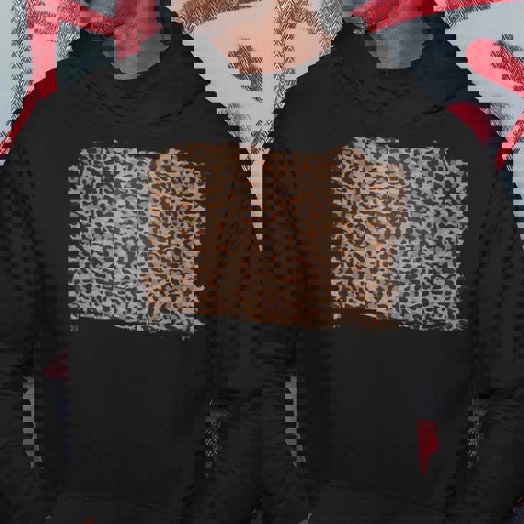 Leopard Print Pattern Classic Fashion Lovers Felpa con cappuccio Regalos divertidos