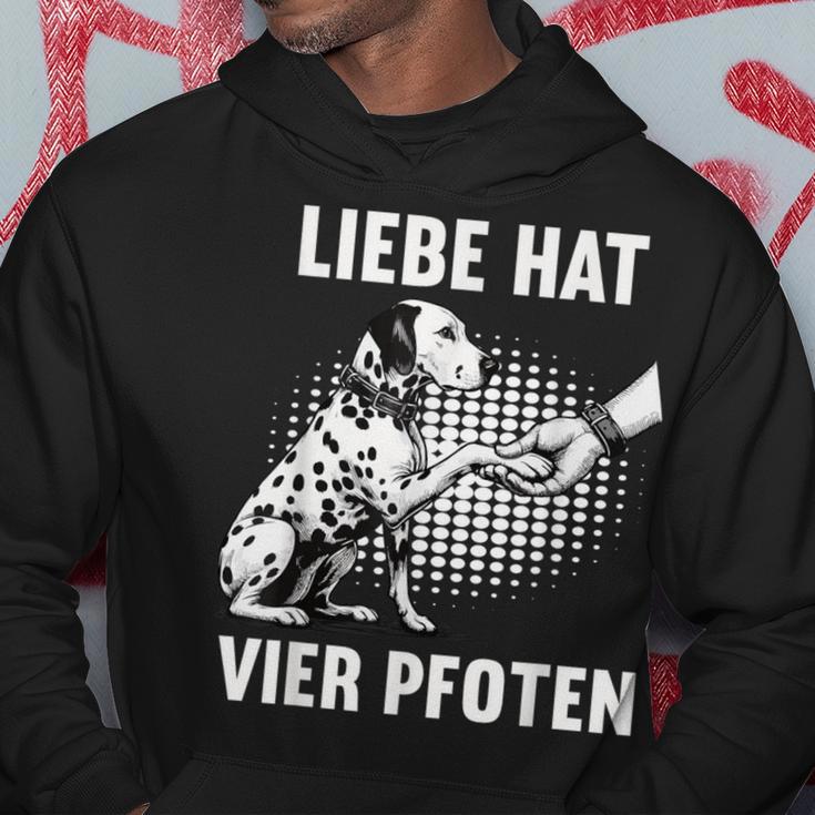 Liebe Hatier Pfoten Dalmatian Dalmatian Owner Dalmatian Kapuzenpullover Lustige Geschenke