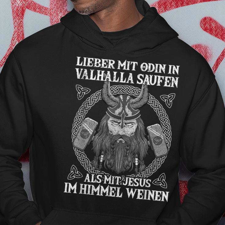 Lieber Mit Odin Inalhalla Saufen Nordmann &Iking Kapuzenpullover Lustige Geschenke