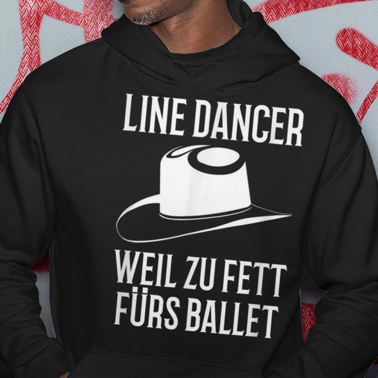 With Line Dance Dance Line Dancer Weil Zu Fett Für Ballet Kapuzenpullover Lustige Geschenke