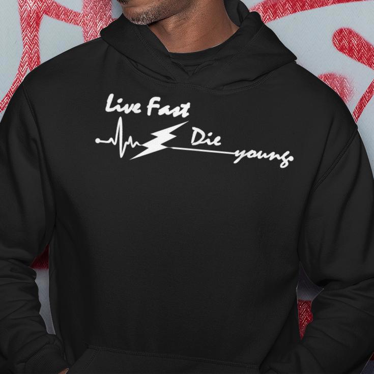 Live Fast Die Young Kapuzenpullover Lustige Geschenke