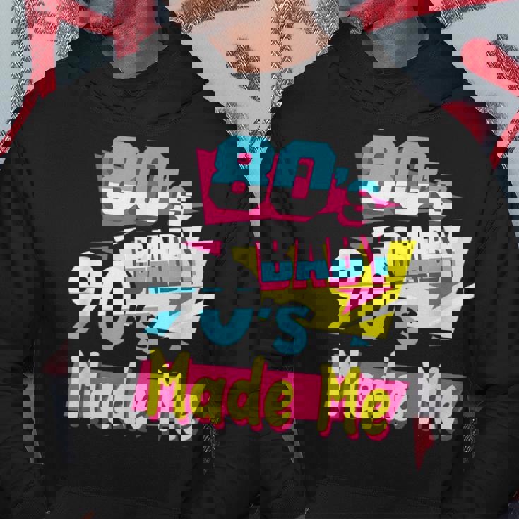 Los Años 80'S Baby 90'S Made Me Retro Nostalgia De Los 80 Sudadera Regalos divertidos