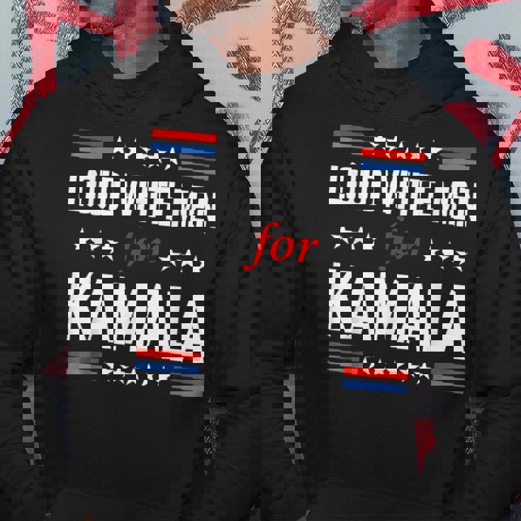 Loud White For Kamala Harris Kamala For President 2024 Hoodie Personalized Gifts