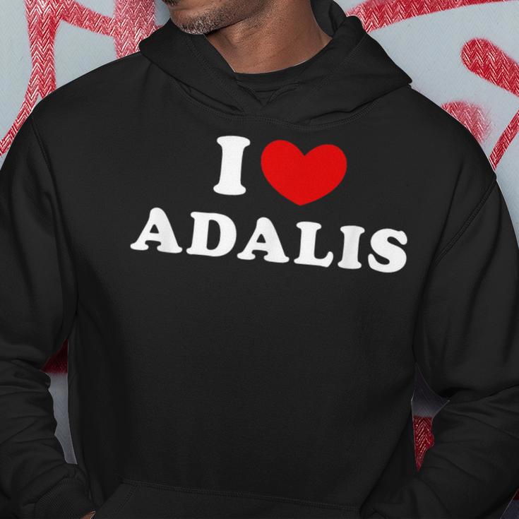 I Love Adalis I Love Adalis Kapuzenpullover Lustige Geschenke