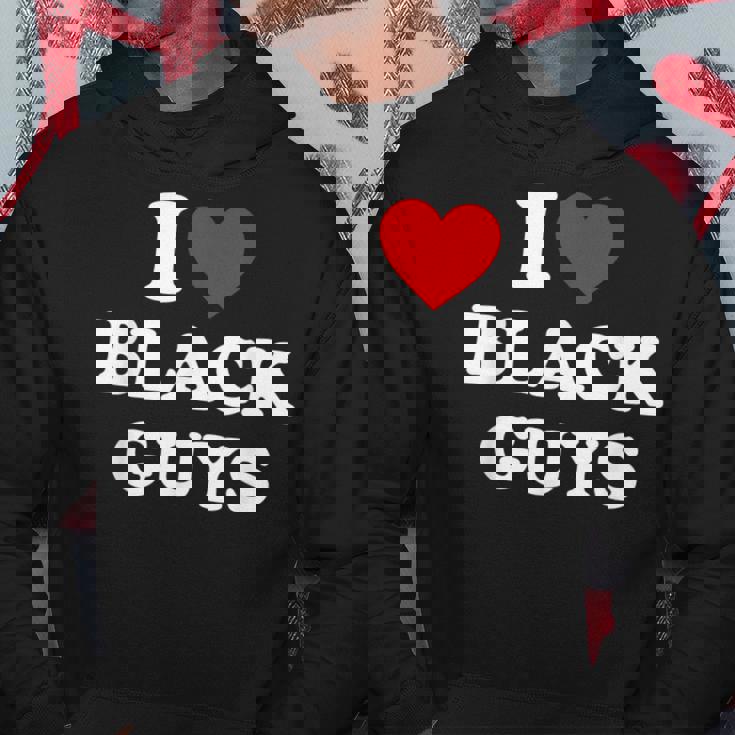 I Love Black Guys I Heart Black Guys Hoodie Personalized Gifts