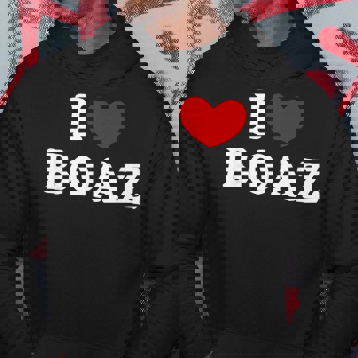 I Love Boaz I Heart Boaz Hoodie Personalized Gifts
