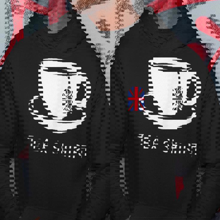 I Love English Tea Uk Flag Fun Novelty Souvenir Memorabilia Hoodie Unique Gifts