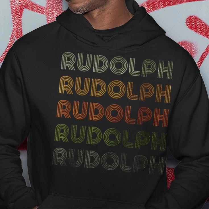 Love Heart Rudolph GrungeVintage Style Rudolph Kapuzenpullover Lustige Geschenke