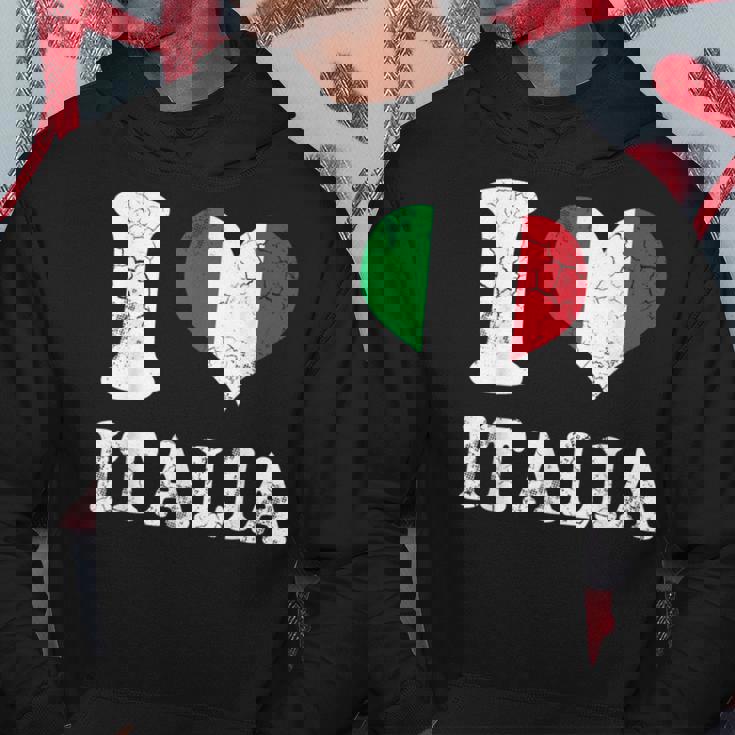 I Love Italia Flag Heart Italy Italian Italiano Felpa con cappuccio Regalos divertidos