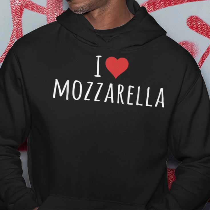 I Love Mozzarella Kapuzenpullover Lustige Geschenke