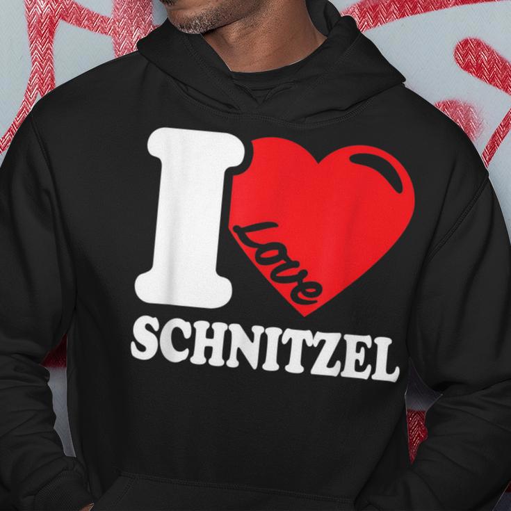 I Love Schnitzel Ich Liebe Schnitzel Schnitzel Kapuzenpullover Lustige Geschenke