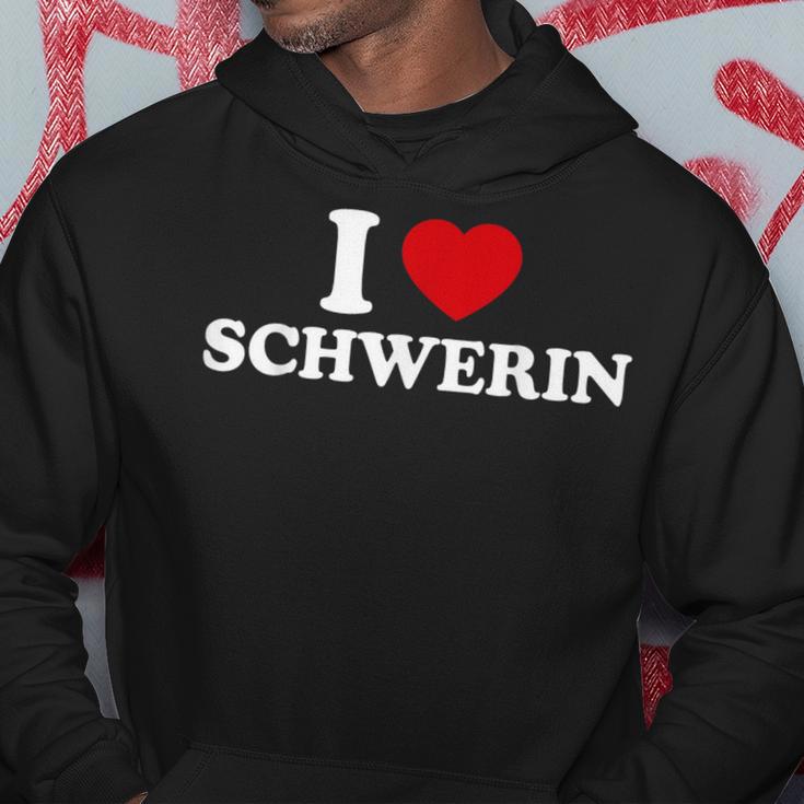 I Love Schwerin Kapuzenpullover Lustige Geschenke