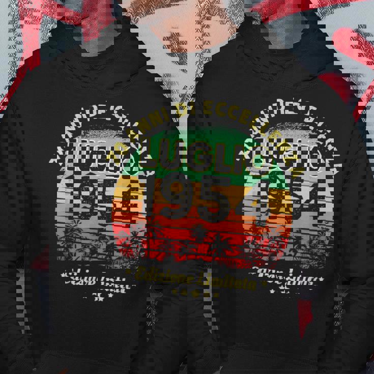 Luglio 1954 Anni 70 Compleanno Uomo Donna 1954 Felpa con cappuccio Regalos divertidos