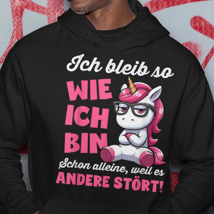 Lustig Ich Bleib So Wie Ich Bin Spruch Confident Kapuzenpullover Lustige Geschenke