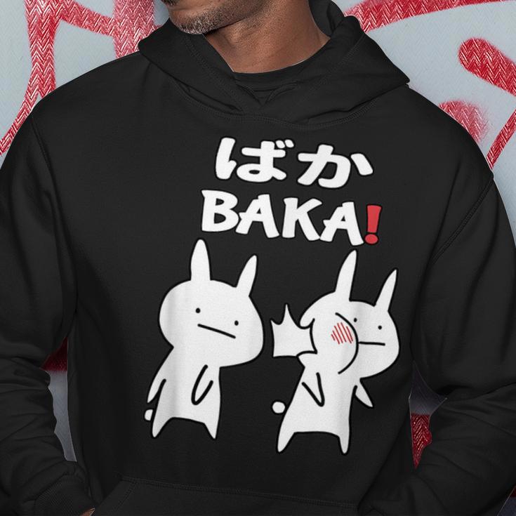 Lustiges Japan Baka Rabbit Ohrfeigen Anime And Manga S Kapuzenpullover Lustige Geschenke