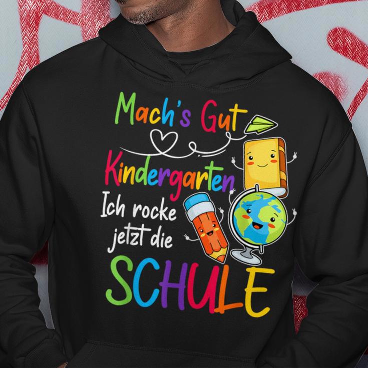 Mach's Gut Kindergarten Ich Rocke Jetzt Die Schule S Kapuzenpullover Lustige Geschenke