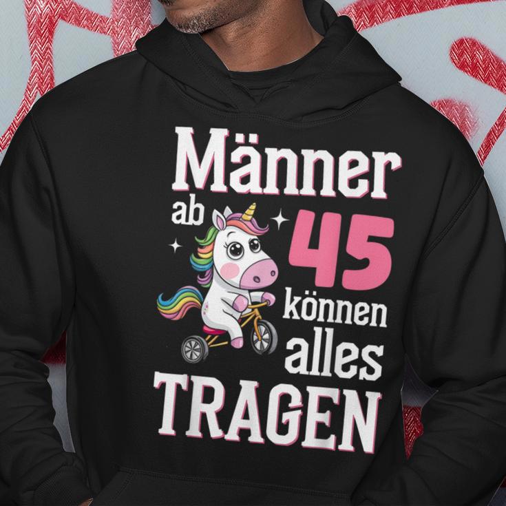 Männer Ab 45 Können Alles Tragen 45 Geburtstag Spruch Kapuzenpullover Lustige Geschenke