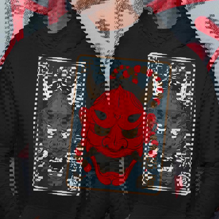 Máscara Hannya Máscara De Demonio Femenina Japonesa Cultura De Tokio Sudadera Regalos divertidos