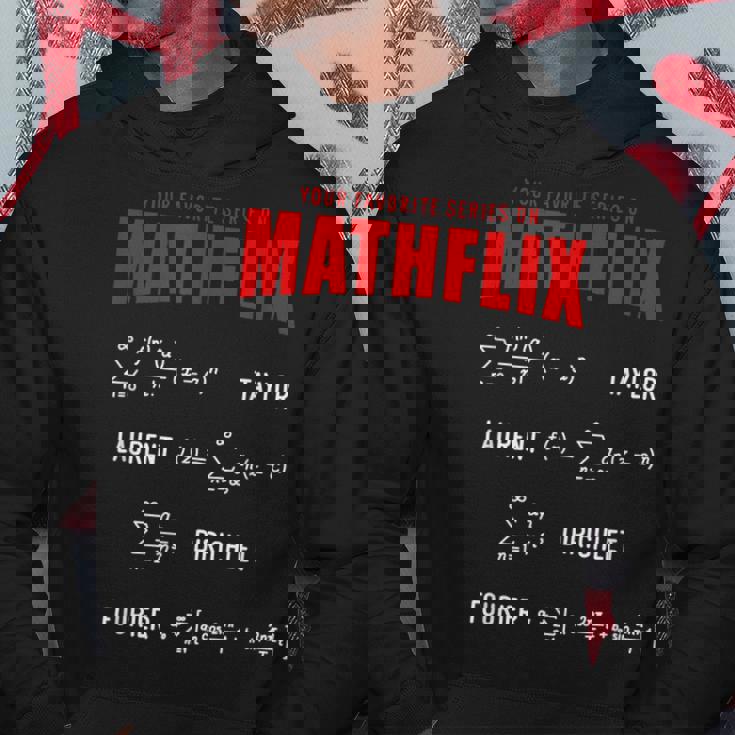 Mathflix Formule Di Calcolo Matematico Preferite Nerd Felpa con cappuccio Regalos divertidos