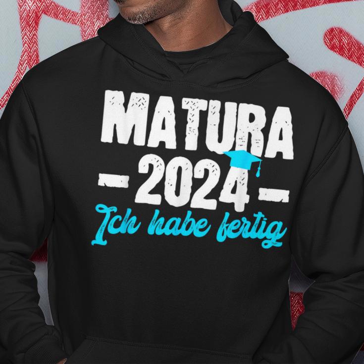 Matura 2024 Ich Habe Fertig Matura Bestanden Kapuzenpullover Lustige Geschenke