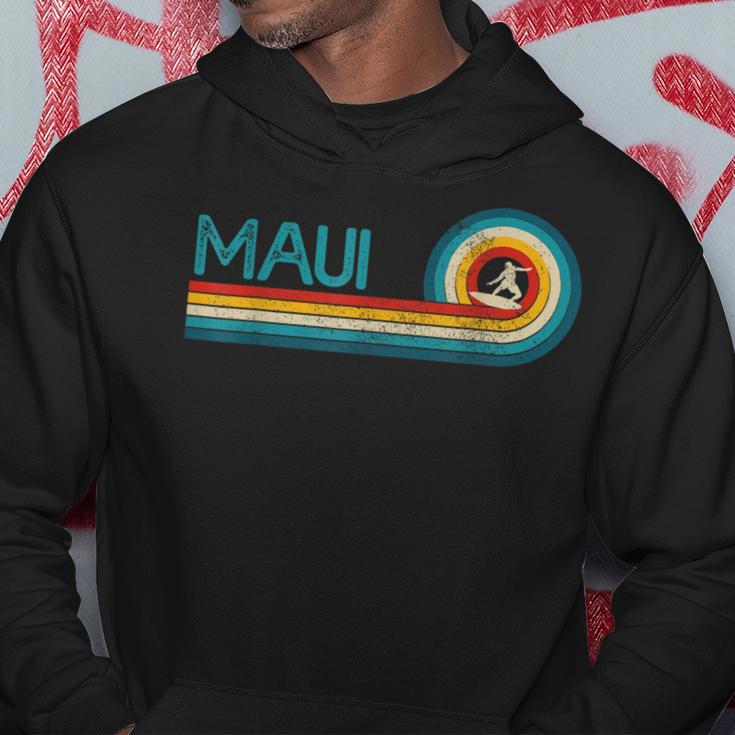 Maui Hawaiiintage Surfer Souvenir Surf Kapuzenpullover Lustige Geschenke