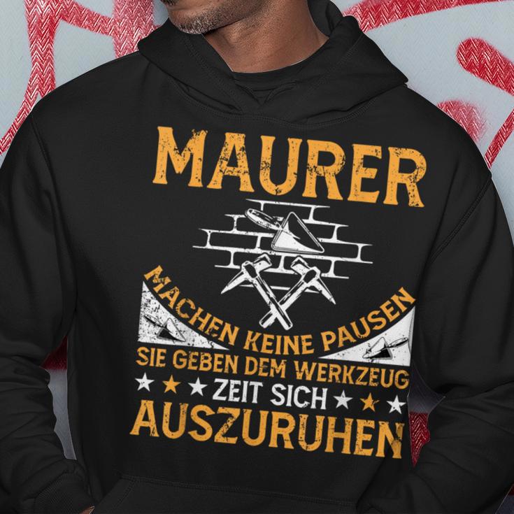 Maurer Masonermeister Bricklayer's Kapuzenpullover Lustige Geschenke