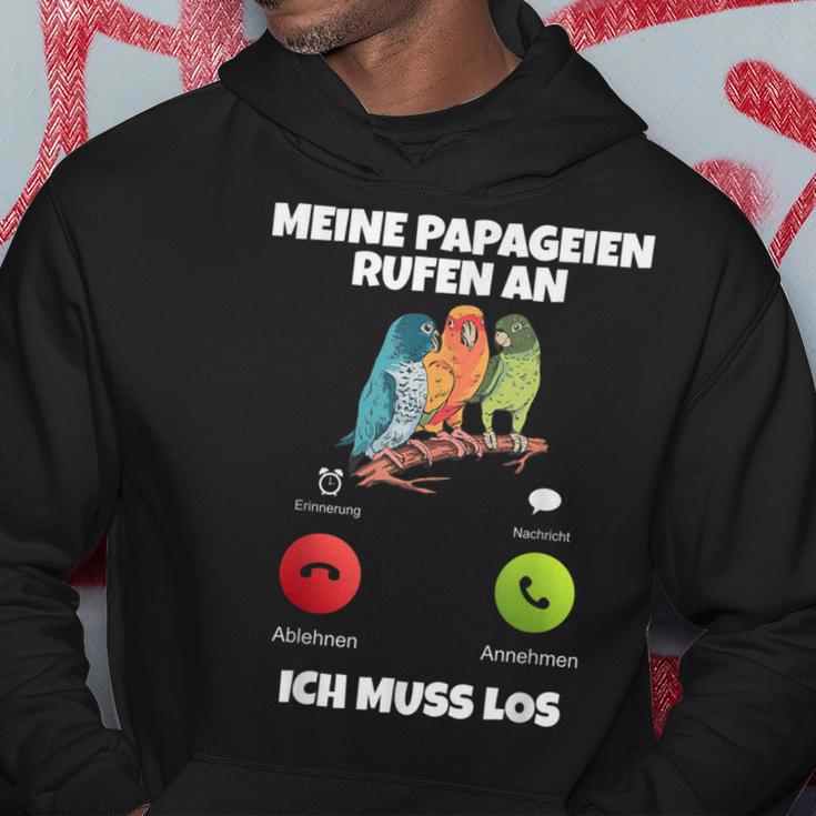 Meine Parageien Rufen An Ich Muss Los Paragei Kapuzenpullover Lustige Geschenke