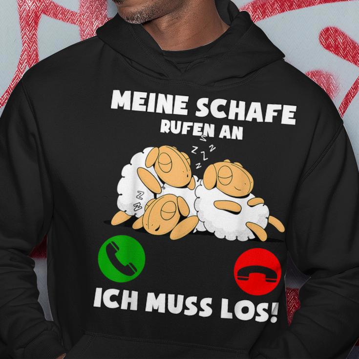 Meine Schafe Rufen An Ich Muss Los Kapuzenpullover Lustige Geschenke