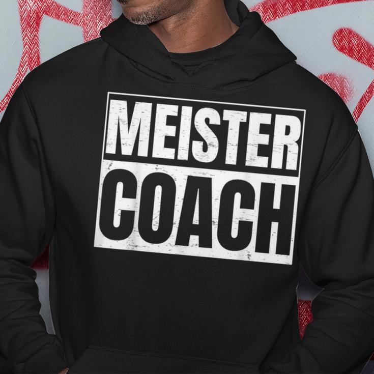 Meister Coach Geschenk For Football Trainer Kapuzenpullover Lustige Geschenke