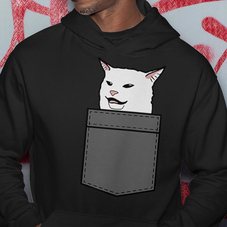 Meme Cat In Bag Kapuzenpullover Lustige Geschenke