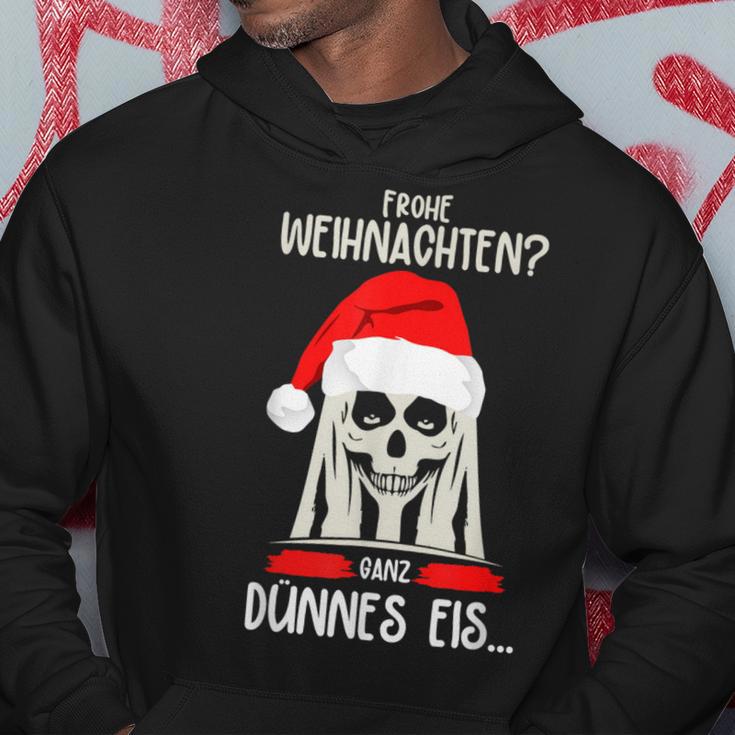 Merry Christmas Ganz Dünnes Eis Ich Hasse Weihnachten S Kapuzenpullover Lustige Geschenke