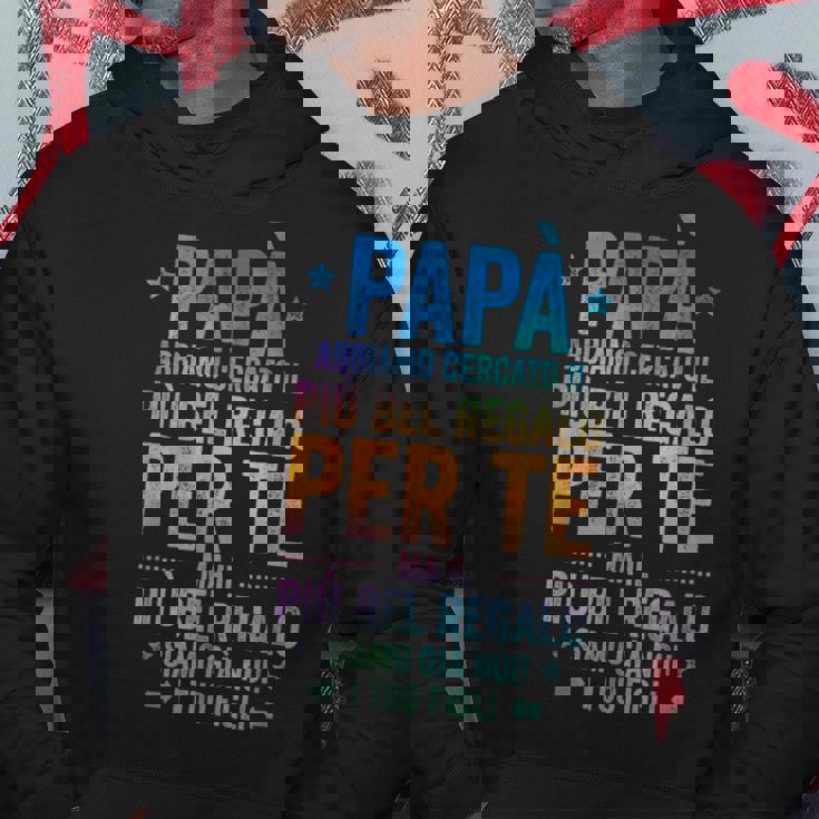 Migliore Papa Figlio Figlia Figli Fratelli Divertente Papa Felpa con cappuccio Regalos divertidos