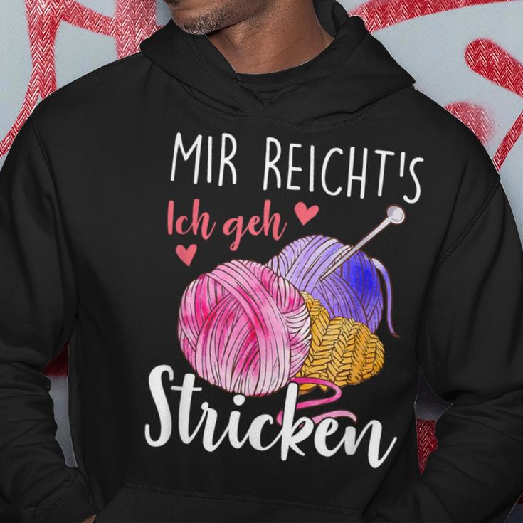 Mir Reicht's Ich Geh Stricken Kapuzenpullover Lustige Geschenke